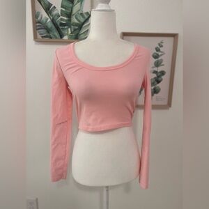 Shein Pink Long Sleeve Top